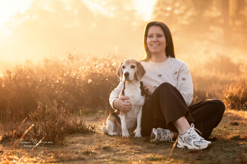 Knuffelen bij het gouden uurtje